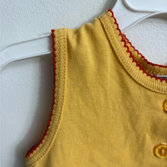 Vintage Yellow colorful 'Summer Fruits' summer dress 2 years - Picture 4 of 8